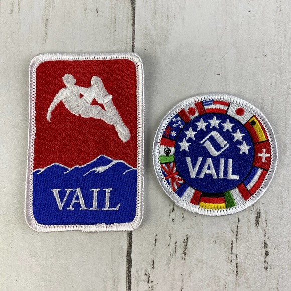 Unbranded Other - Vail Colorado Mountains Ski Snowboarding Hat Jacket Bag Embroidered Patches